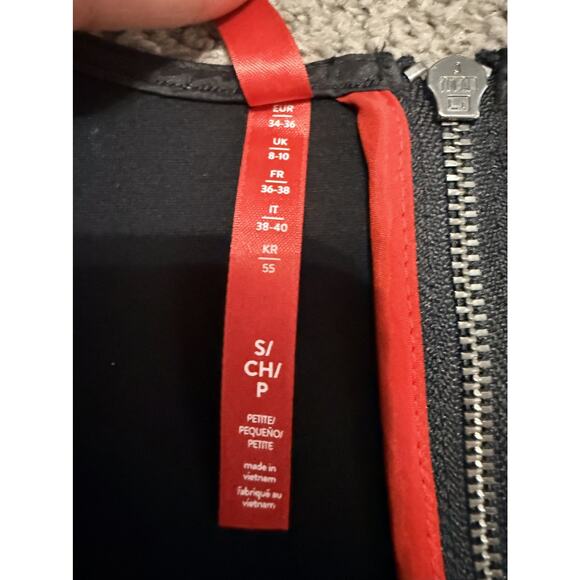 SPANX The Perfect Sleeveless Ponte Flare Stretch Jumpsuit Womens Size S Black - Picture 6 of 16